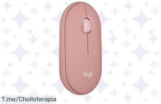 Transforma tu escritorio con el Logitech Pebble Mouse 2 M350s en rosa, un super chollo que conecta hasta 3 dispositivos ¡Aprovecha este ofertón limitado y cómpralo ya!