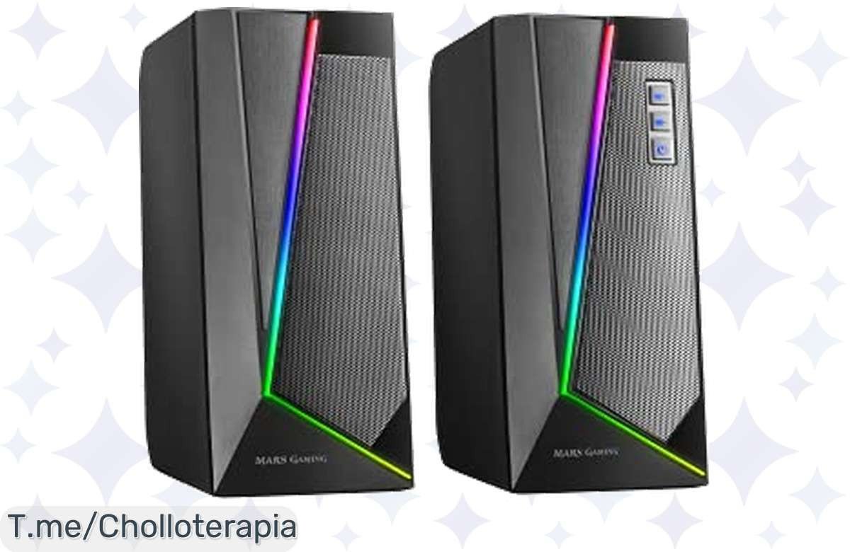 Transforma tu espacio con el Mars Gaming MS7: sonido potente de 20W y RGB dinámico en un ofertón que no olvidarás. ¡Hazte con él antes de que se agote!