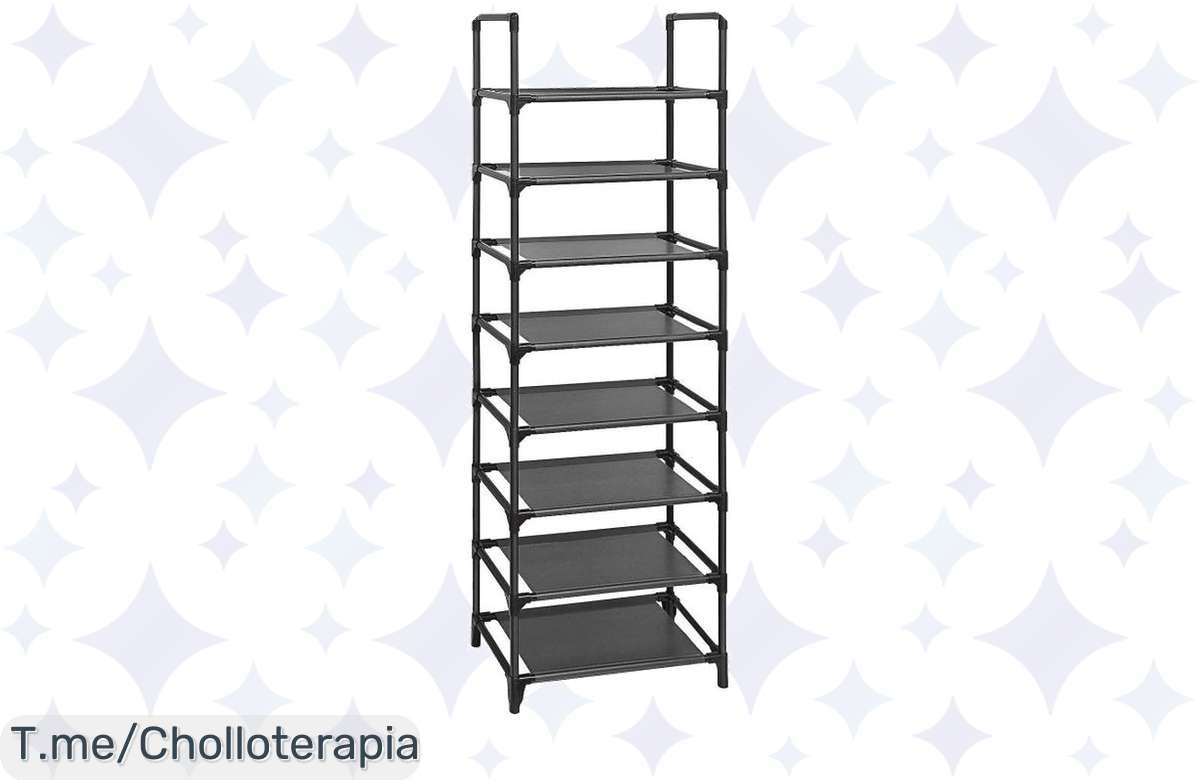 Transforma tu espacio con el zapatero organizador de 8 baldas, super chollo para mantener tus zapatos en orden. Aprovecha este ofertón antes de que se agote, ¡compra ahora!