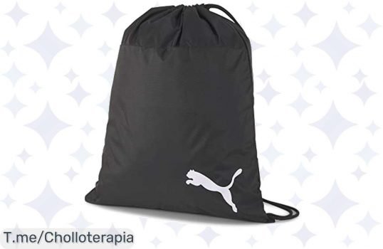 Transforma tu estilo con el PUMA teamGOAL 23 Gym Sack: super chollo con cierre ajustable y cuerdas dobles ¡No dejes pasar este ofertón, stock limitado!