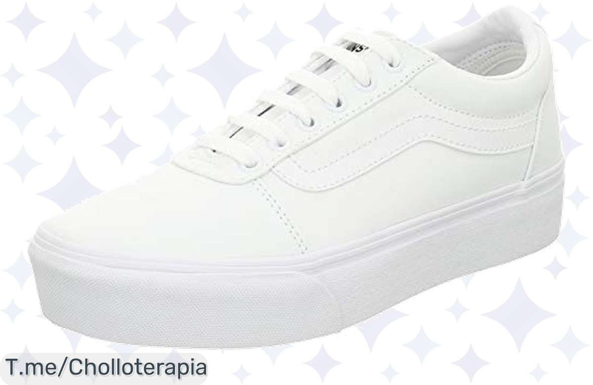 Transforma tu estilo con las Vans Ward Platform en Canvas White: comodidad total y un super chollo que no puedes dejar pasar, ¡compra ahora antes de que desaparezcan!