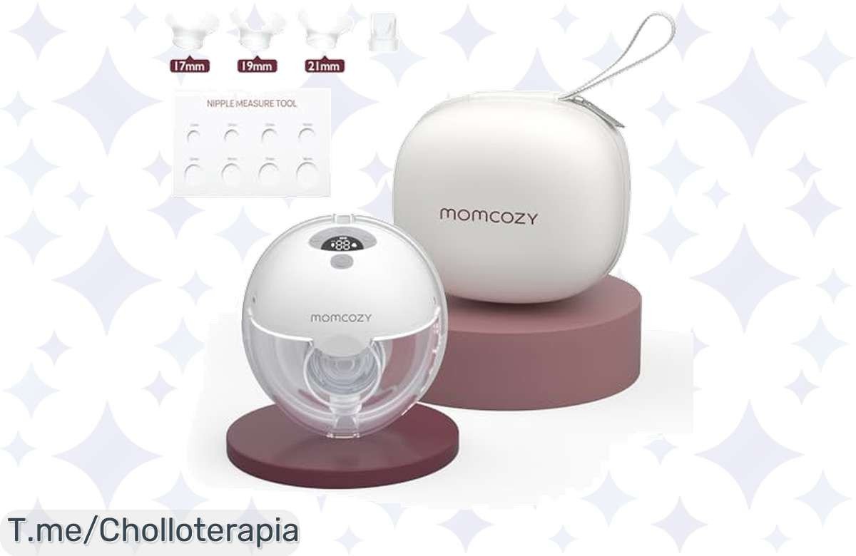 Transforma tu experiencia de lactancia con el Momcozy M5: Sacaleches Eléctrico Manos Libres a un precio loco. ¡Aprovecha este super chollo antes de que se acabe!