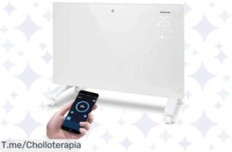 Transforma tu hogar con el Aigostar Helen Smart White, radiador eléctrico ultra fino y WiFi; ¡aprovecha este ofertón de bajo consumo y ahorra con un clic, compra ya!