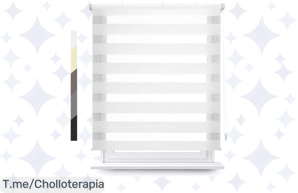 Transforma tu hogar con el Estor Enrollable Doble Capa Noche y Día, una oferta única para crear ambientes increíbles. ¡Aprovecha este super chollo y compra ya!