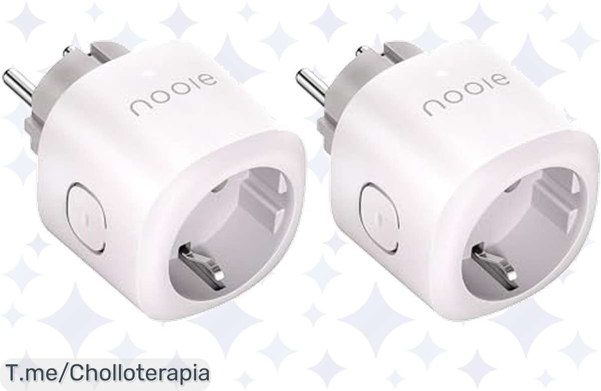Transforma tu hogar con el enchufe Nooie, controla todo desde tu móvil y disfruta del super chollo de 2pack, seguridad y comodidad en un solo toque. ¡Compra ya antes de que se agoten!