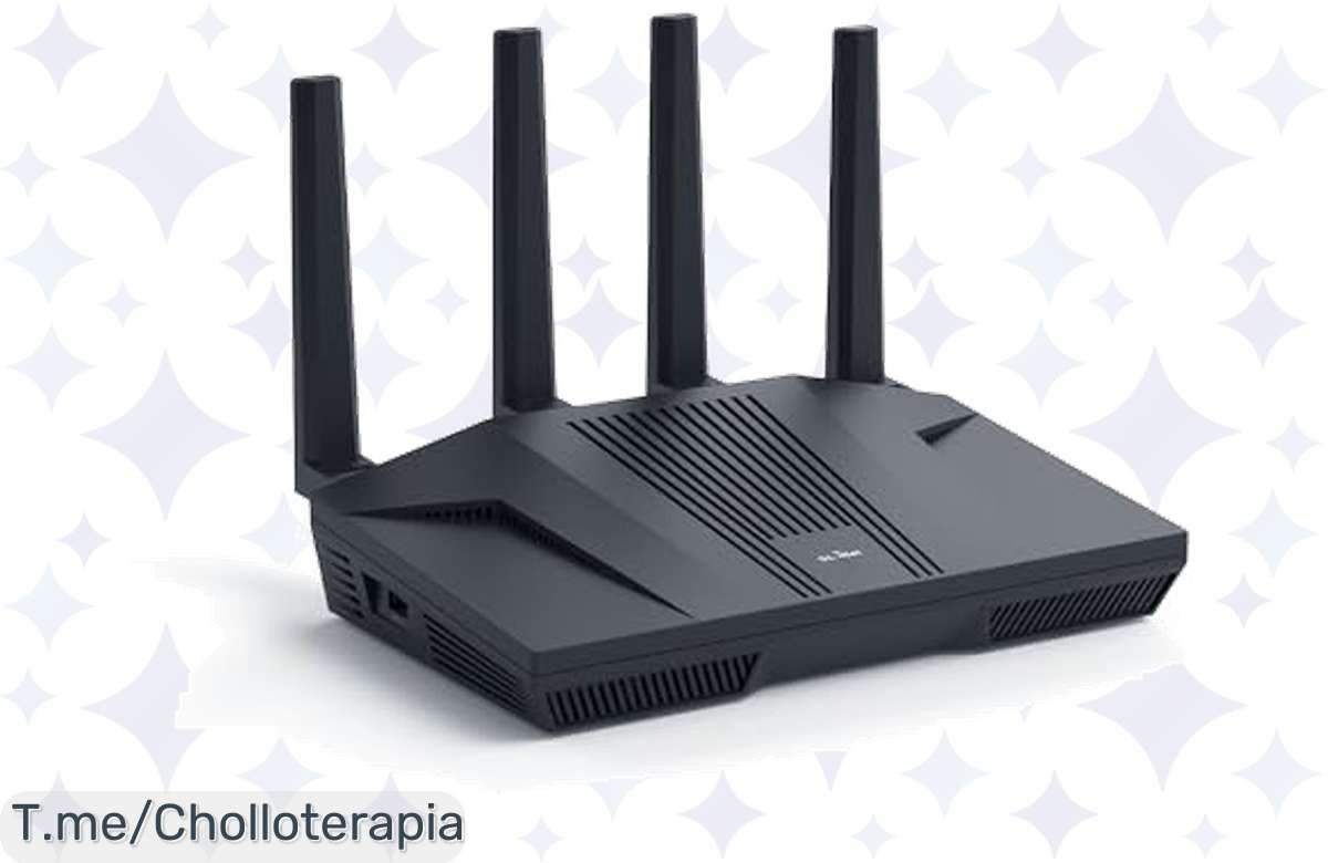 Transforma tu hogar con el enrutador WiFi 6 GL.iNet GLMT6000: velocidad brutal, juegos y streaming sin límites. Aprovecha este super chollo y actúa ya, ¡stock limitado!