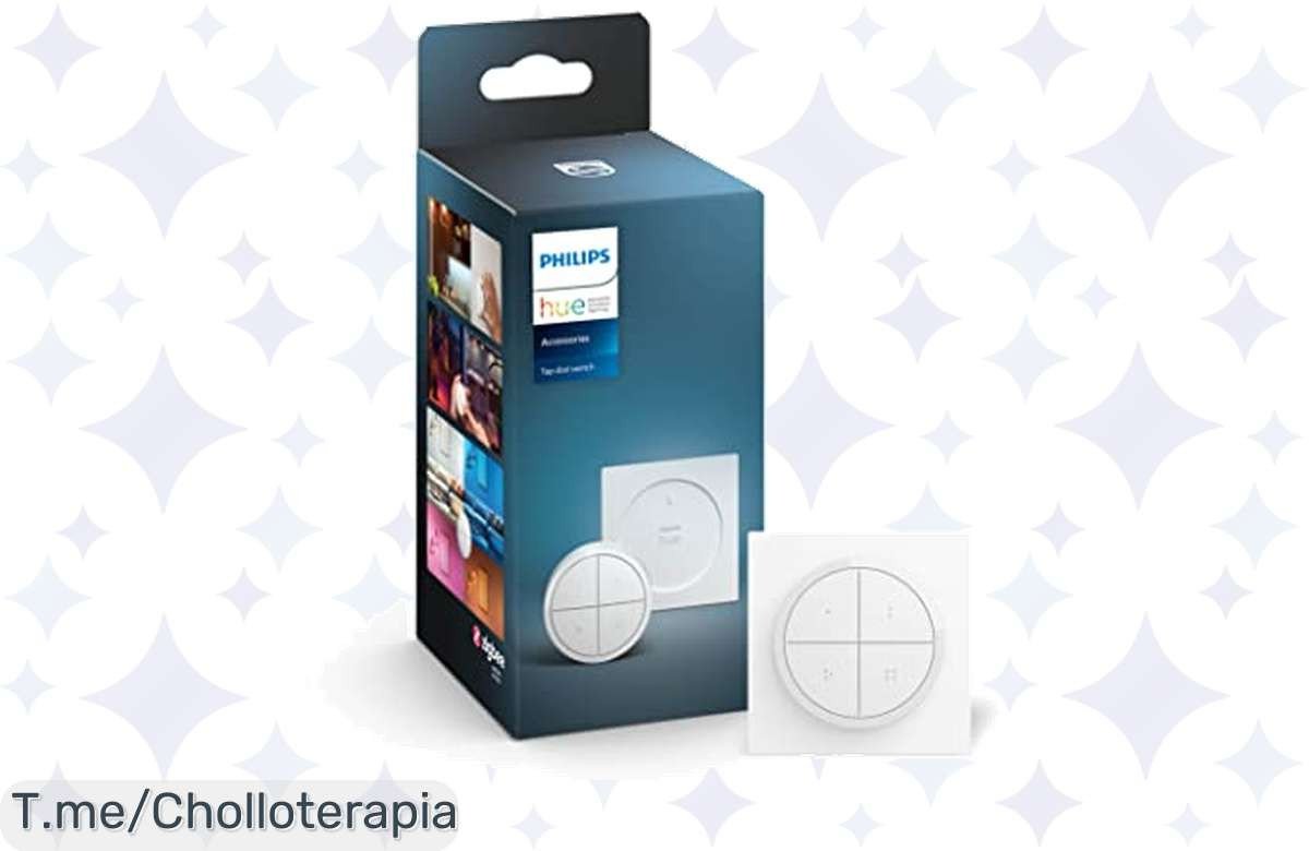 Transforma tu hogar con el interruptor Philips Hue Tap: controla la luz a tu manera y vive una comodidad única. ¡Aprovecha este chollazo limitado y compra ya!