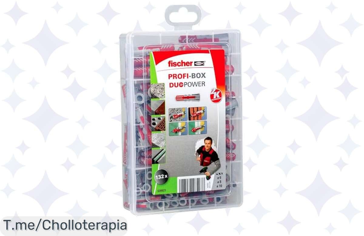 Transforma tu hogar con el super chollo del Fischer Duopower: tacos resistentes que sujetan todo sin romperse. ¡Aprovecha esta oferta única antes de que se acabe!
