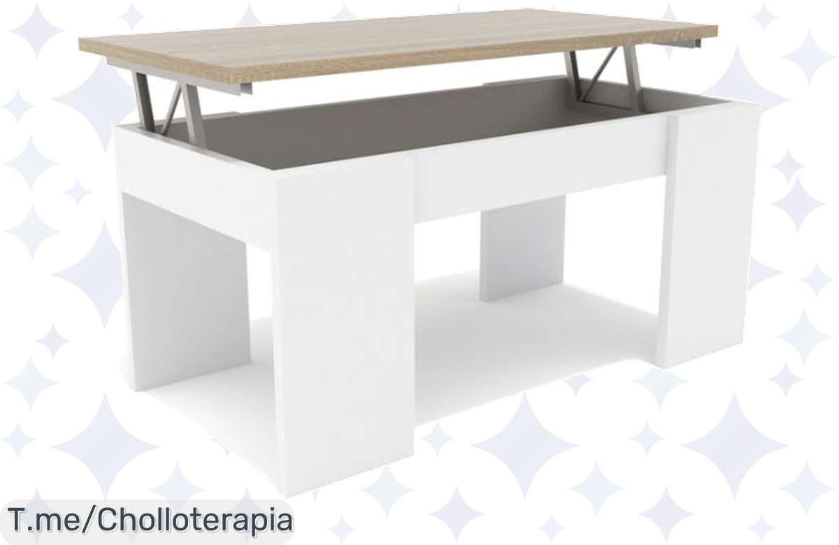 Transforma tu hogar con la Mesa de Centro Elevable Dormidan, super chollo con estabilidad excepcional. Haz tus momentos únicos, compra ahora antes de que se agote esta oferta limitada.