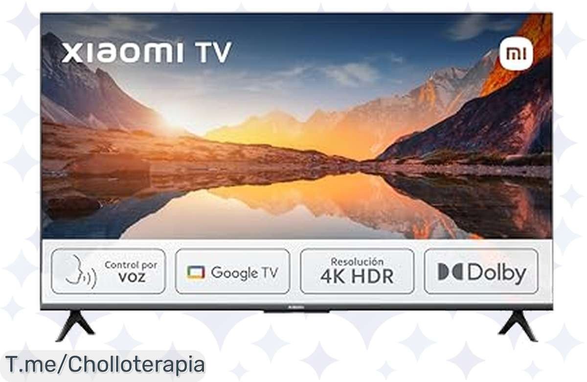 Transforma tu hogar con la Xiaomi TV A 2025: ¡Diseño sin marco, sonido Dolby envolvente y Google TV! No te pierdas este ofertón, compra ahora y disfruta la experiencia única.