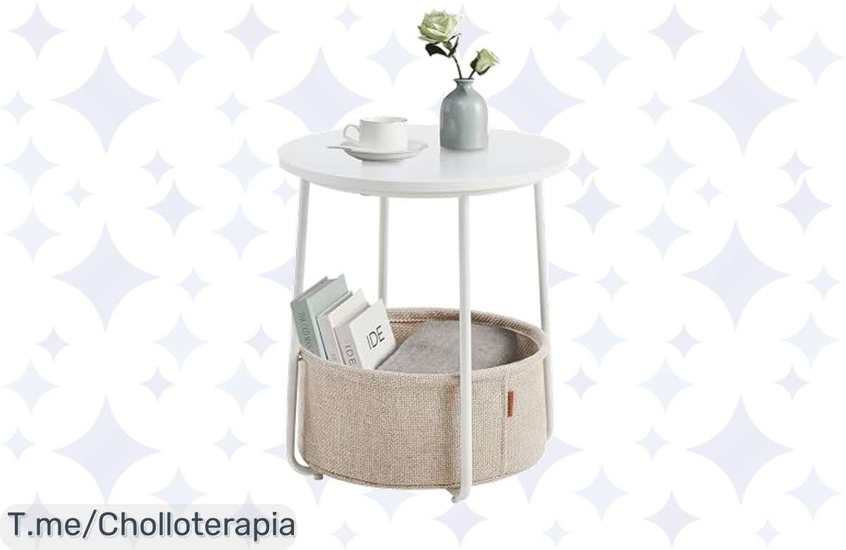 Transforma tu hogar con la mesa auxiliar Vasagle: montaje exprés en 10 minutos y resistencia inigualable. ¡Aprovecha este super chollo y renueva tu espacio ya!