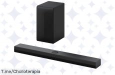Transforma tu hogar en un cine con la barra de sonido LG S70TY: audio envolvente de 400W y Bluetooth a un precio loco ¡Aprovecha este ofertón antes que se agote!