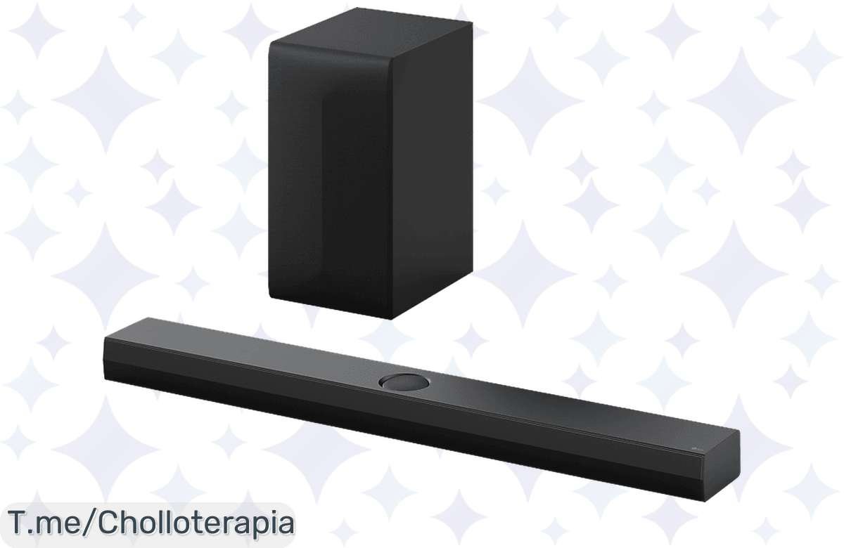 Transforma tu hogar en un cine con la barra de sonido LG S70TY: audio envolvente de 400W y Bluetooth a un precio loco. ¡Aprovecha este ofertón antes que se agote!