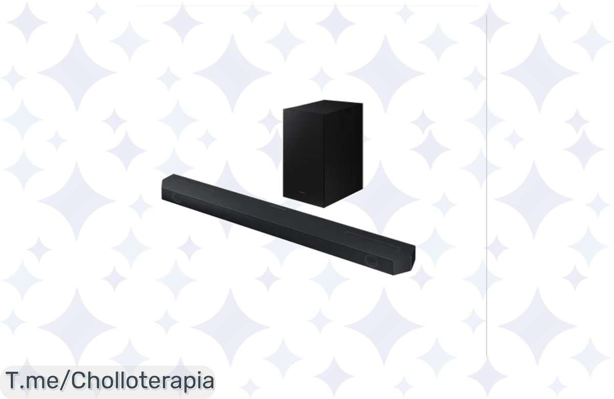 Transforma tu hogar en un cine con la barra de sonido Samsung HWQ60C/ZF a un precio loco y disfruta de un sonidazo envolvente. Oferta limitada, ¡compra ya y siente la diferencia!