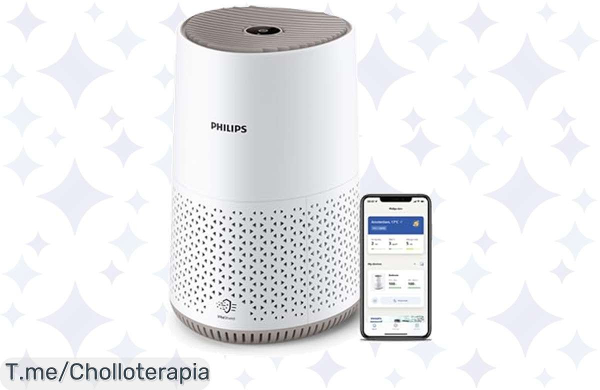Transforma tu hogar en un refugio de aire puro con el Philips Serie 600, el purificador silencioso que necesitas. ¡Aprovecha este ofertón y respira mejor ya!