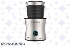Transforma tu hogar en una cafetería con el Espumador Cecotec de 4 modos, disfruta de chocolate caliente y espuma perfecta ¡Aprovecha este ofertón antes de que se agote!