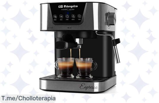 Transforma tu hogar en una cafetería con la cafetera Orbegozo EX 6000 y disfruta capuchinos perfectos ¡Aprovecha este super chollo antes de que se agote!