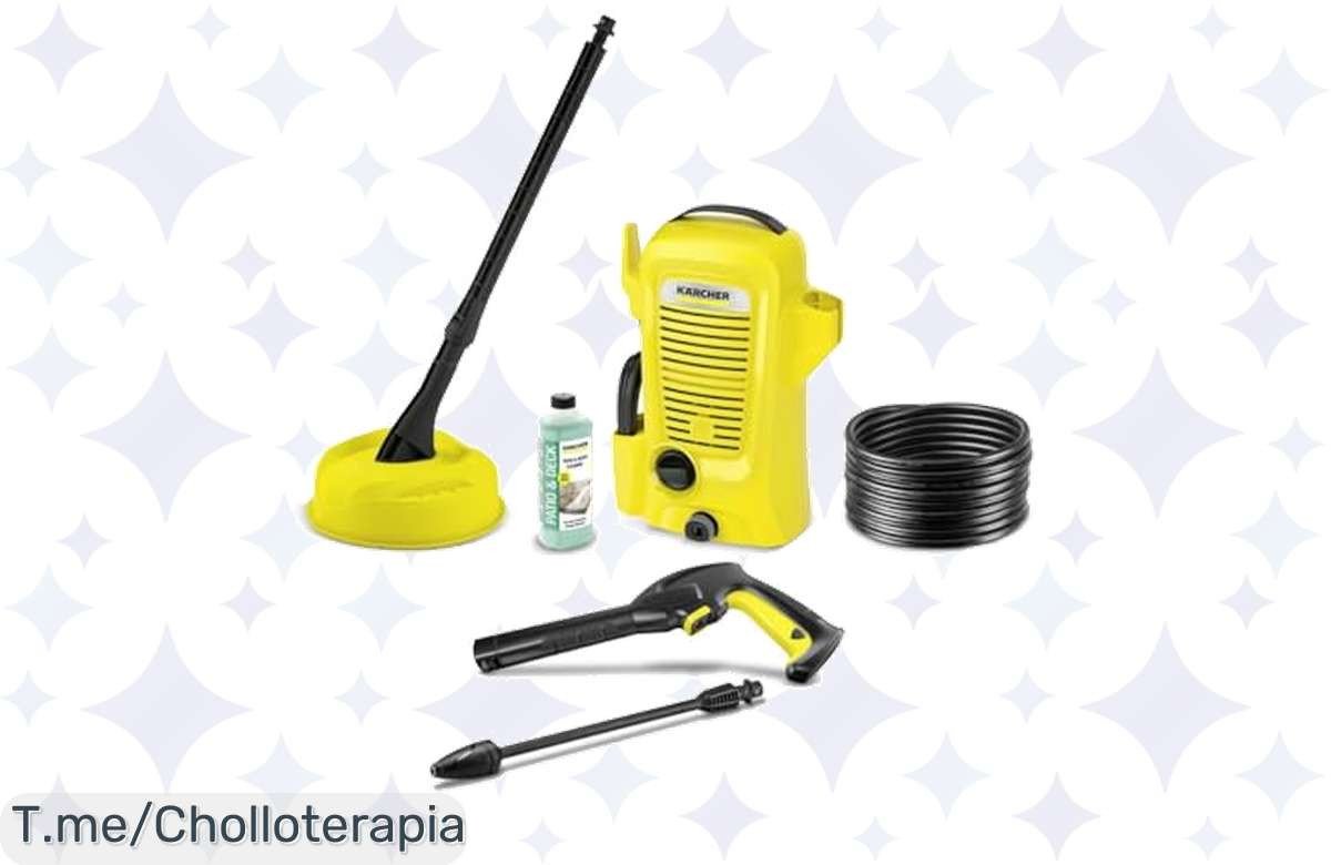 Transforma tu hogar y jardín con la Kärcher K 2: super chollo que elimina la suciedad difícil. Aprovecha este ofertón limitado y compra ahora antes de que se agote.