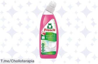 Transforma tu inodoro en un spa de frescura con Frosch a un precio loco; elimina suciedad y olores con su aroma a frambuesa ¡Aprovecha este ofertón y compra YA!