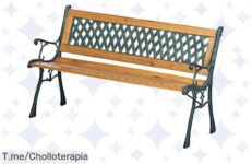 Transforma tu jardín con el espectacular Banco Lifetime Garden: un chollo irresistible de estilo vintage que embellecerá tu espacio ¡Compra ahora y no pierdas esta oferta única!