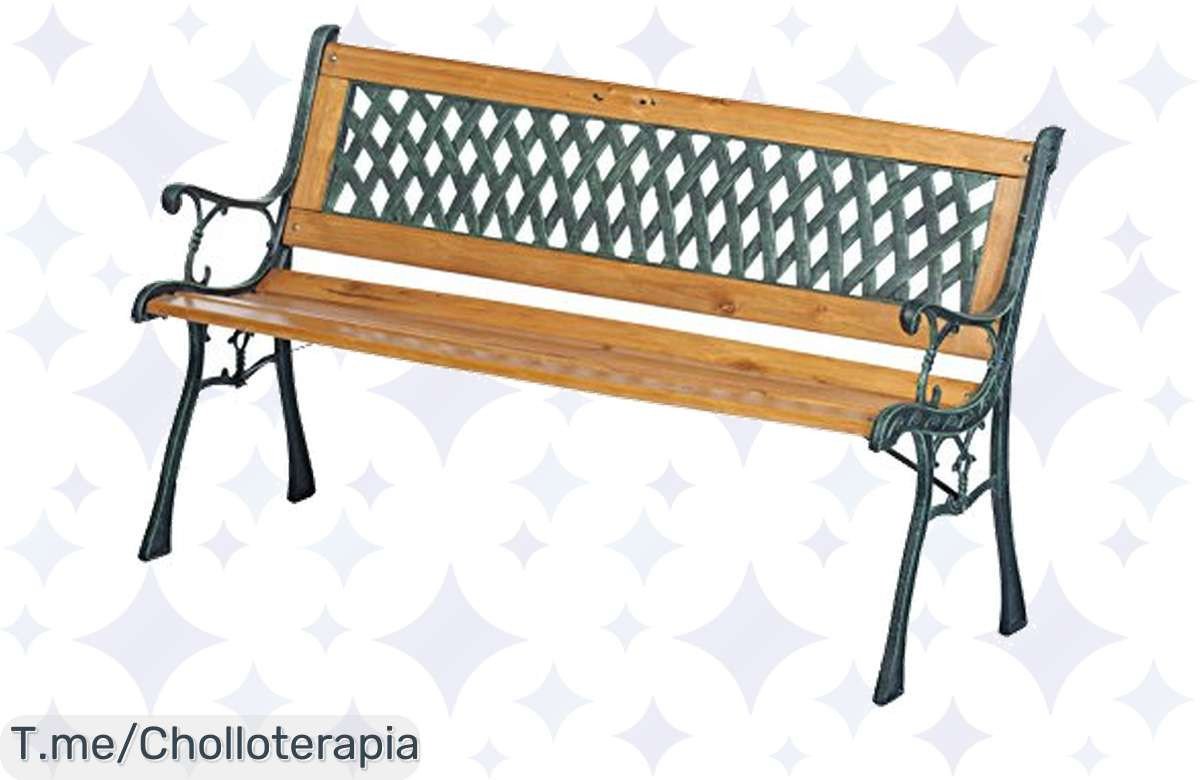 Transforma tu jardín con el espectacular Banco Lifetime Garden: un chollo irresistible de estilo vintage que embellecerá tu espacio. ¡Compra ahora y no pierdas esta oferta única!