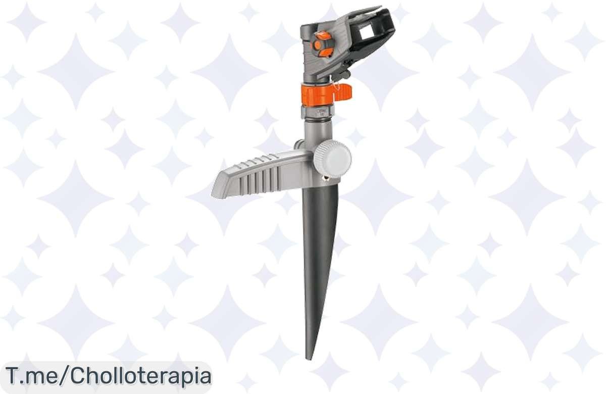 Transforma tu jardín en un paraíso verde con el GARDENA Aspersor Comfort: riega hasta 490 m² como un experto. ¡Super chollo, stock limitado, actúa ya!