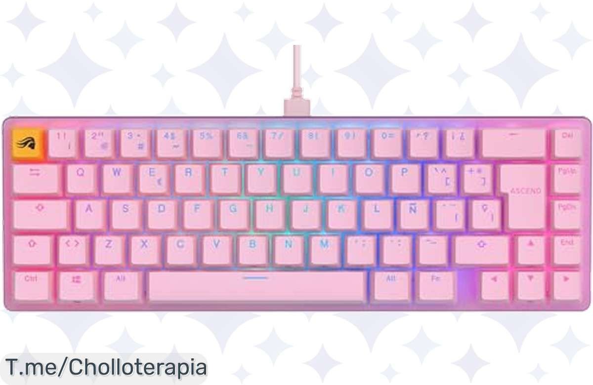 Transforma tu juego con el Glorious GMMK 2 Compact 65%: durabilidad y estilo a precio loco, personalización RGB y calidad única. ¡Aprovecha este ofertón antes de que se agote!