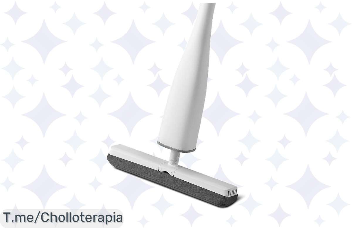 Transforma tu limpieza con la Mopa Mágica BOOMJOY y su cabeza de esponja PVA que llega a todos los rincones. ¡Aprovecha este ofertón y compra ya antes de que se agote!