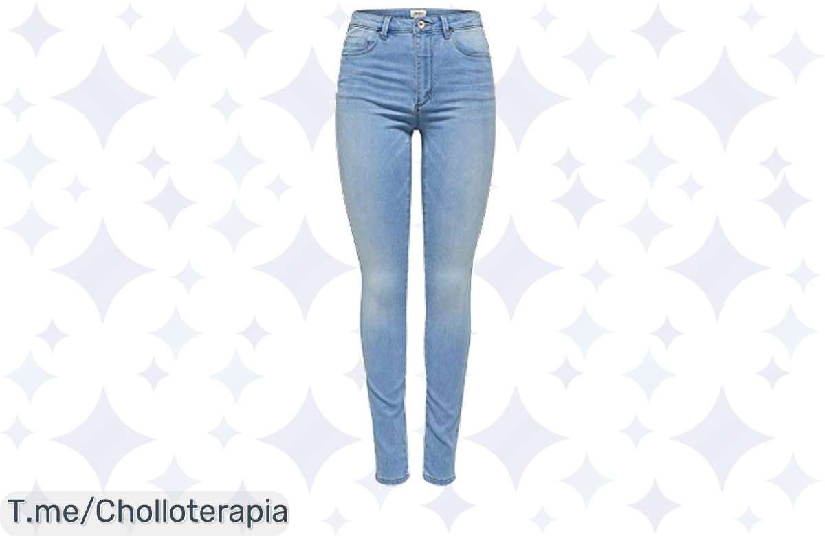 Transforma tu look con los jeans skinny de alta cintura más cómodos y ecoamigables del mercado, aprovecha este super chollo y luce espectacular. ¡Compra ahora antes que se agoten!