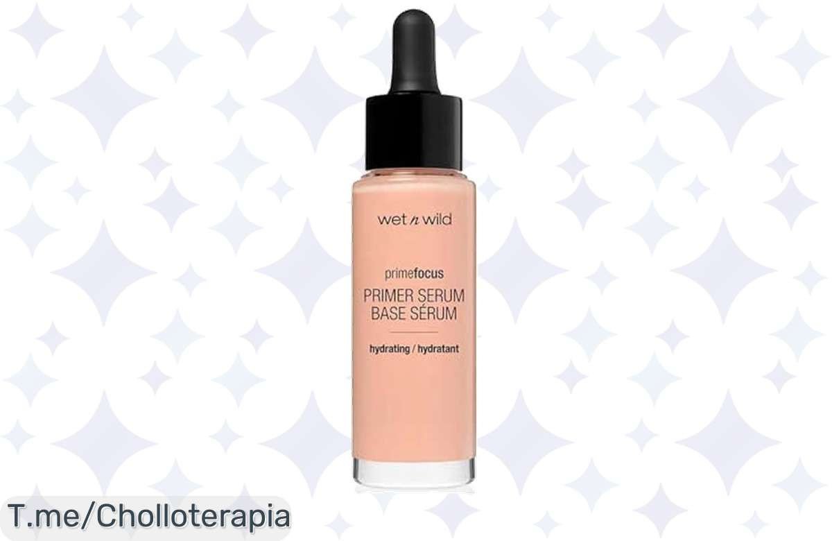 Transforma tu maquillaje con el Prime Focus Primer Serum de Wet n Wild: hidratación y brillo a un precio loco, ¡atrapa este ofertón antes de que se agote!