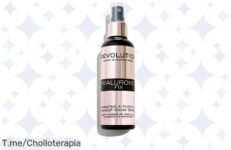 Transforma tu maquillaje con el spray fijador Hyaluronic Fix, disfruta de un acabado perfecto y duradero a precio loco ¡Aprovecha este ofertón limitado y compra ya!