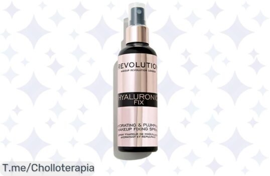 Transforma tu maquillaje con el spray fijador Hyaluronic Fix, disfruta de un acabado perfecto y duradero a precio loco ¡Aprovecha este ofertón limitado y compra ya!