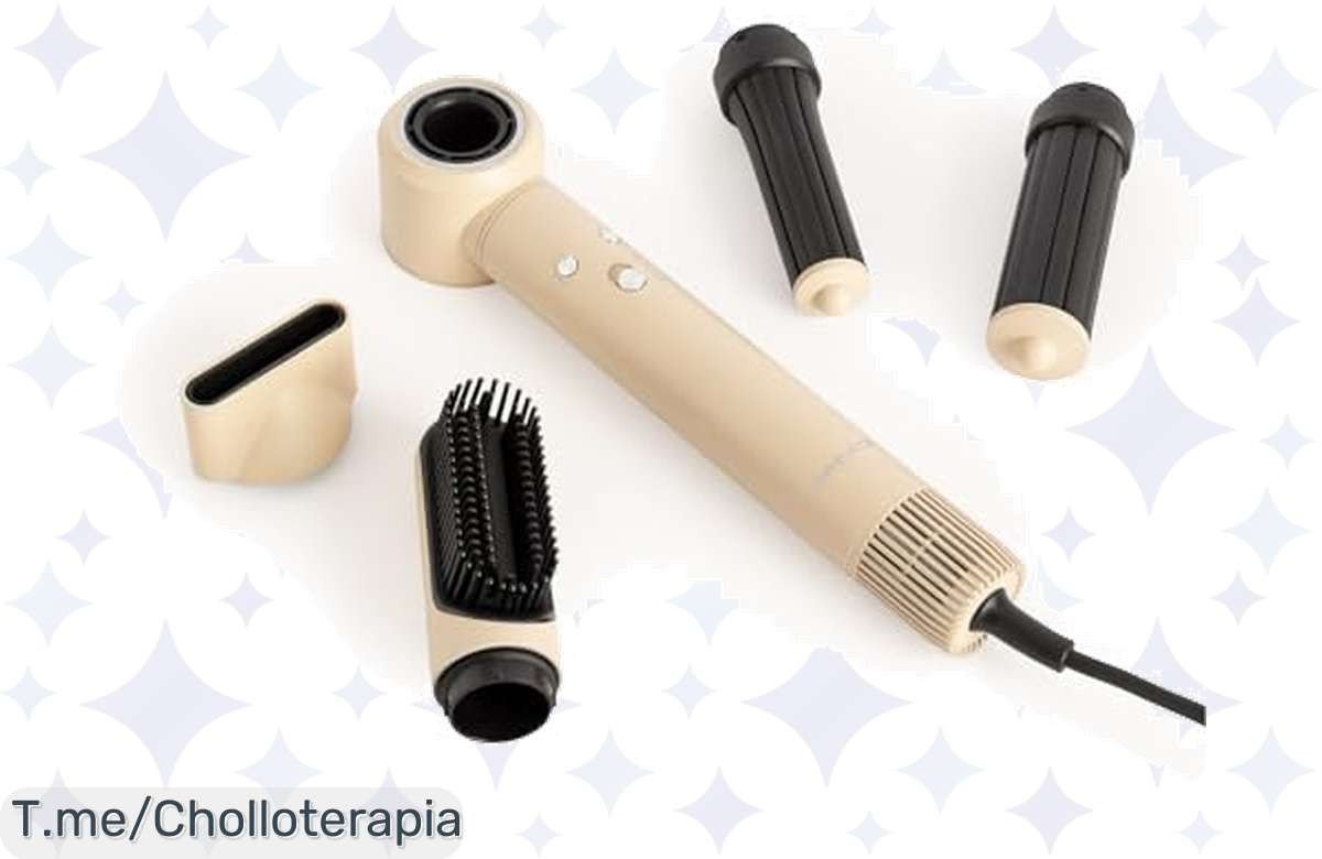 Transforma tu peinado en minutos con el Cepillo Secador 5 en 1: adiós frizz y look impresionante a precio loco. ¡Aprovecha este ofertón antes de que se agote!