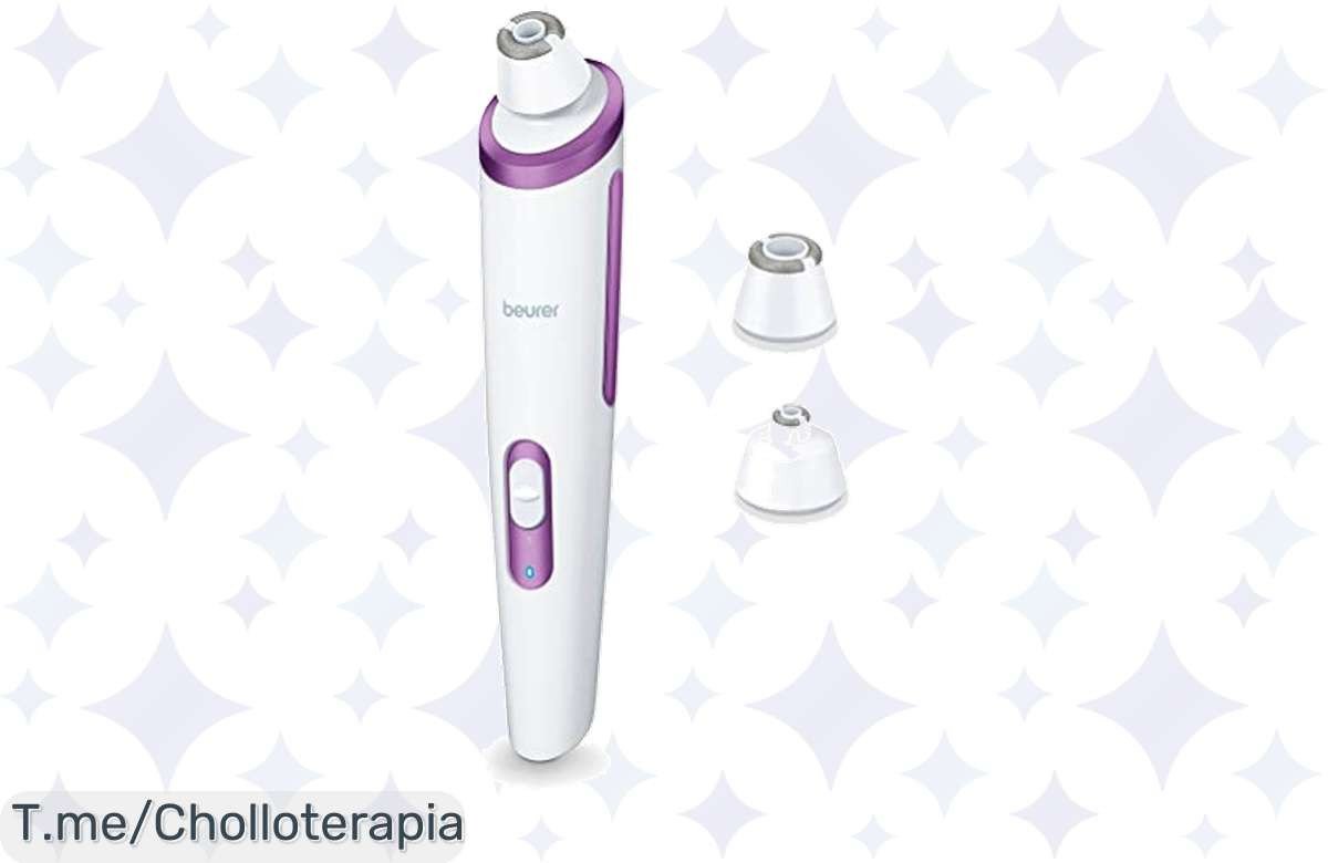 Transforma tu piel con Beurer FC 76, el milagro de microdermoabrasión en casa. ¡Accesorios de zafiro incluidos! Super chollo limitado, no te lo pierdas, actúa ya.