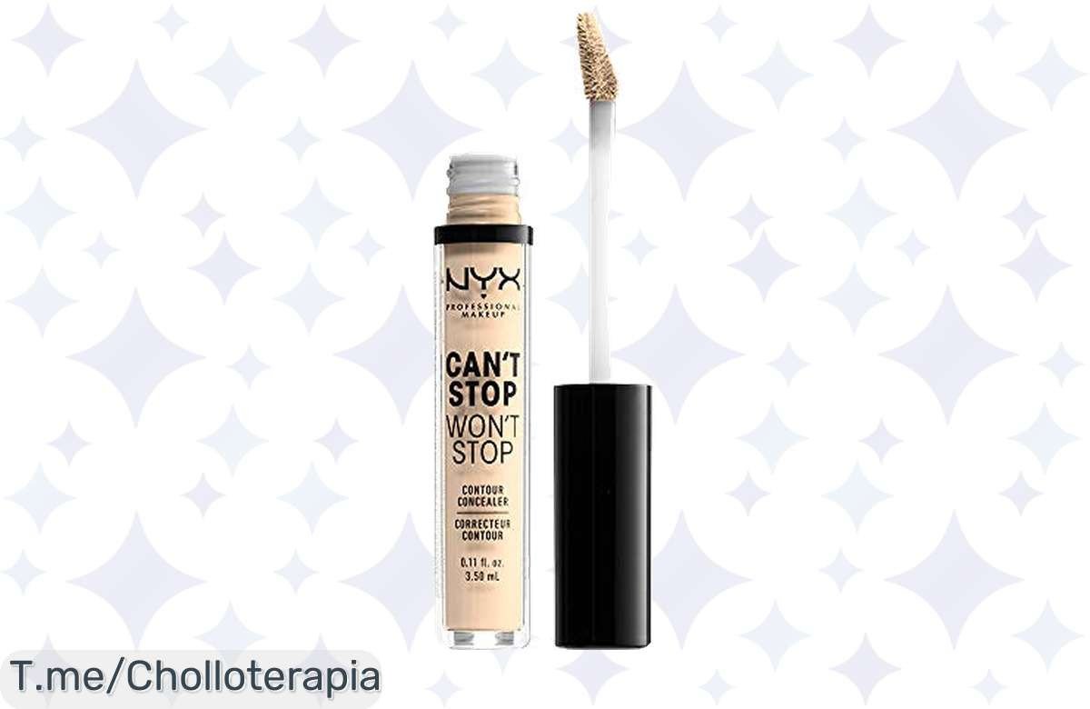 Transforma tu piel con el corrector NYX Waterproof, un super chollo con cobertura total por 24 horas. ¡No dejes pasar esta oportunidad única y compra ya antes de que se acabe!