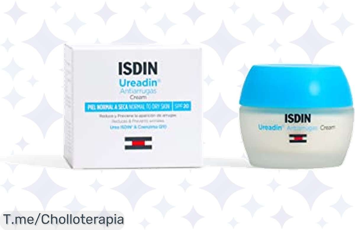 Transforma tu piel con el ofertón de ISDIN Ureadin Antiarrugas, combate arrugas mientras proteges del sol, ¡aprovecha este descuento brutal y actúa ya!