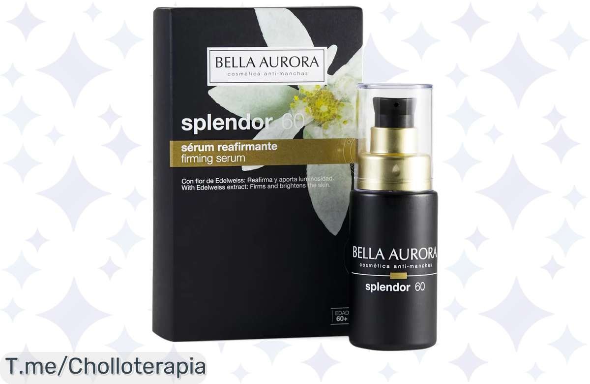 Transforma tu piel con el serúm reafirmante Bella Aurora: combate arrugas y manchas a un precio loco. ¡Oferta limitada, no te lo pierdas y brilla hoy mismo!
