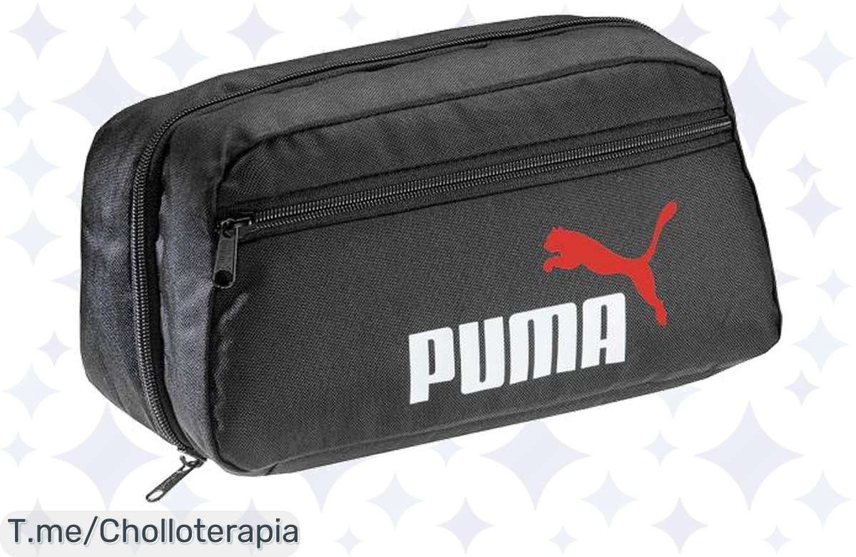 Transforma tu rutina con el PUMA Washbag, el neceser elegante que organiza todo. No dejes pasar este ofertón de precio loco, ¡compra ya antes de que se acabe!