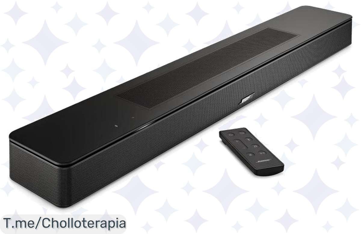 Transforma tu salón con la Bose Smart Soundbar 600: sonido Dolby Atmos impresionante y comodidad de Alexa ¡No te pierdas este super chollo y compra ahora antes de que se agote!
