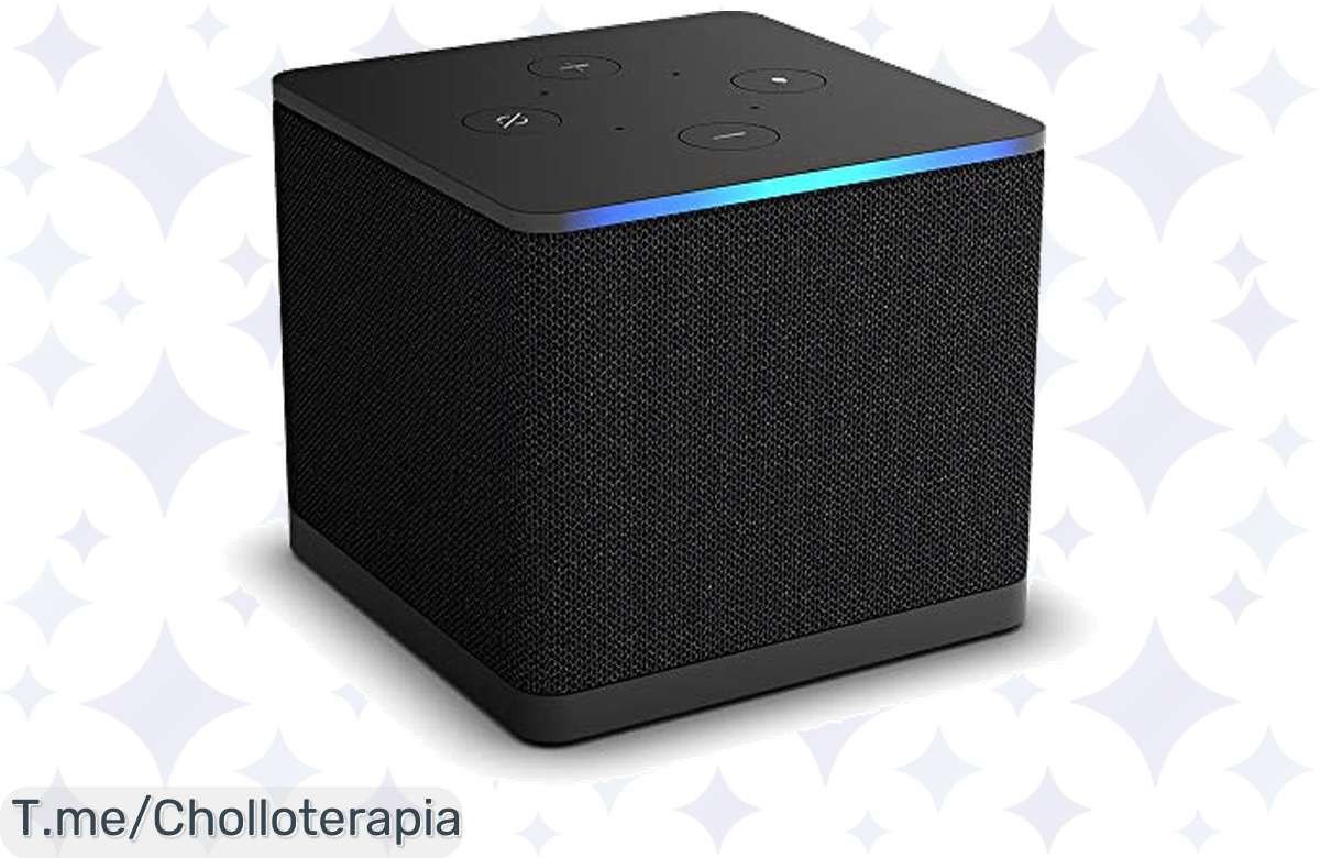 Transforma tu salón en un cine 4K con el Amazon Fire TV Cube, tu asistente de voz irresistible. ¡No dejes pasar este ofertón limitado a un precio loco!
