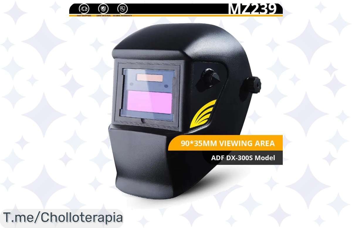 Transforma tu soldadura con la mascarilla DEKO de oscurecimiento automático y energía solar, ¡un super chollo para proteger tus ojos que no puedes dejar escapar, compra ya!