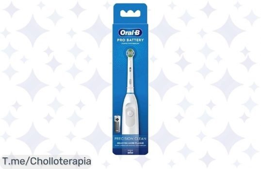 Transforma tu sonrisa con el cepillo eléctrico Oral B Precision Clean: limpieza superior que elimina hasta un 100% más de placa ¡Consíguelo ahora antes de que se agote!