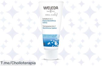 Transforma tu sonrisa con el ofertón de Weleda: Pasta de Dientes 6 en 1 que previene caries y cuida tus dientes sensibles ¡Aprovecha este precio loco antes de que se agote!