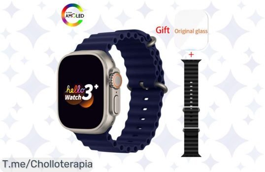 Transforma tu vida con el Hello Watch 3 Plus: pantalla Ultra AMOLED y funciones increíbles Aprovecha este ofertón por tiempo limitado y hazlo tuyo ya