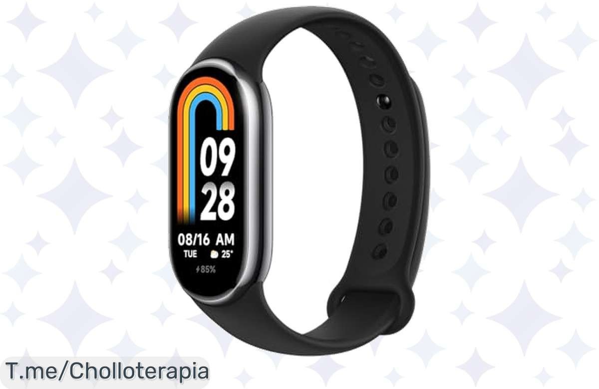 Transforma tu vida con el Xiaomi Smart Band 8: batería de 16 días y pantalla AMOLED de 60 Hz, ¡aprovecha este super chollo antes de que se agote!