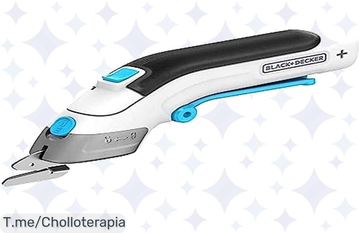 Transforma tus cortes con las Tijeras BLACK+DECKER: diseño ergonómico y luz LED para precisión. Aprovecha este ofertón único y compra ahora, ¡las unidades son limitadas!