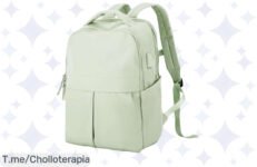 Transforma tus días con la mochila más práctica y resistente del mercado, ¡super chollo que no puedes dejar pasar! ¡Aprovecha esta oferta limitada y compra ya!