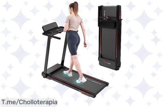 Transforma tus entrenamientos en casa con la Cinta de Correr Plegable a un precio loco, solo por tiempo limitado Aprovecha este ofertón y mejora tu salud ya