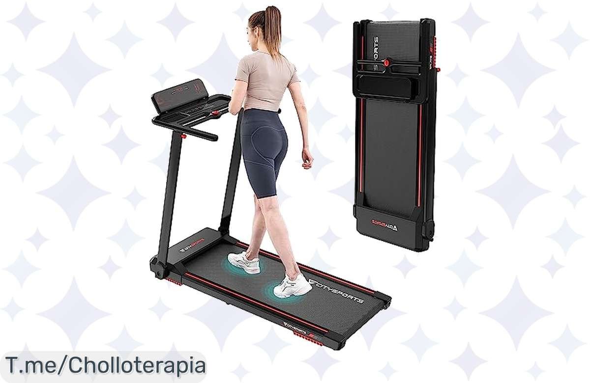Transforma tus entrenamientos en casa con la Cinta de Correr Plegable a un precio loco, solo por tiempo limitado. Aprovecha este ofertón y mejora tu salud ya.