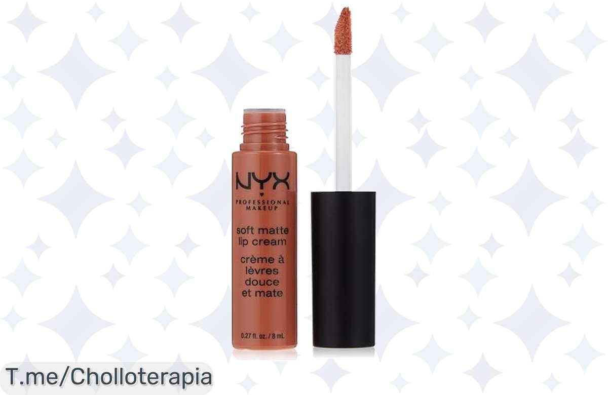 Transforma tus labios con el pintalabios Soft Matte de NYX: acabado mate y color ultrapigmentado en un tono único. ¡Aprovecha este ofertón, stock limitado!